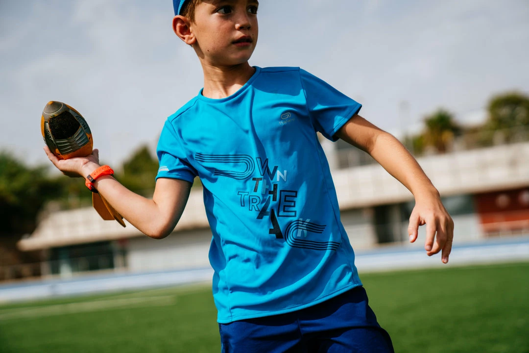 Cheap ๐ Kalenji AT100, Running And Athletics Baggy Shorts, Kids' ๐ 9 Kalenji AT100, Running And Athletics Baggy Shorts, Kids'