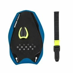 Nabaiji Swimming Paddles Quick-In 500 Size M Blue Yellow Triathlon