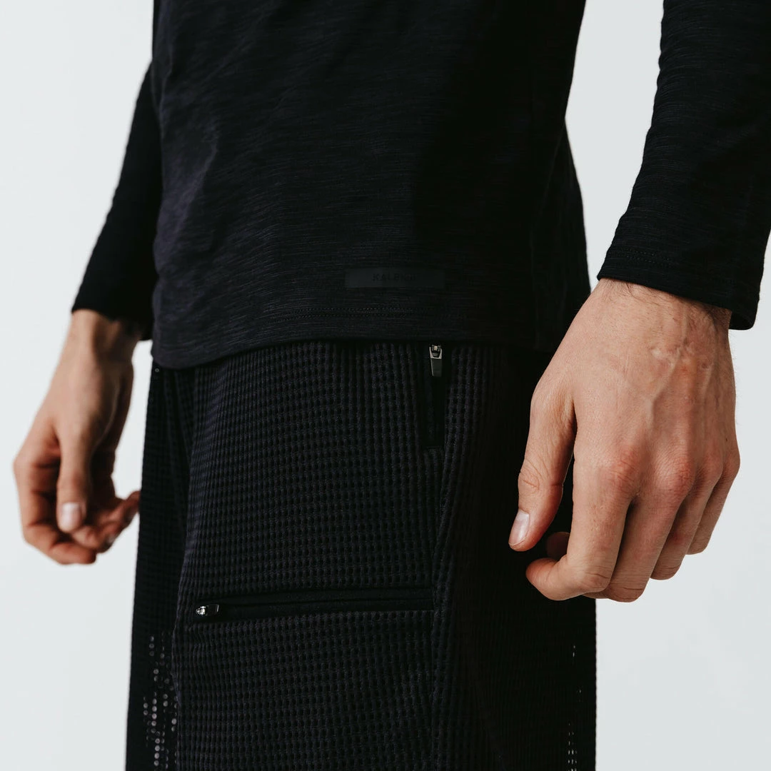 Kalenji Running Breathable Long-Sleeved T-shirt Dry+ - Black