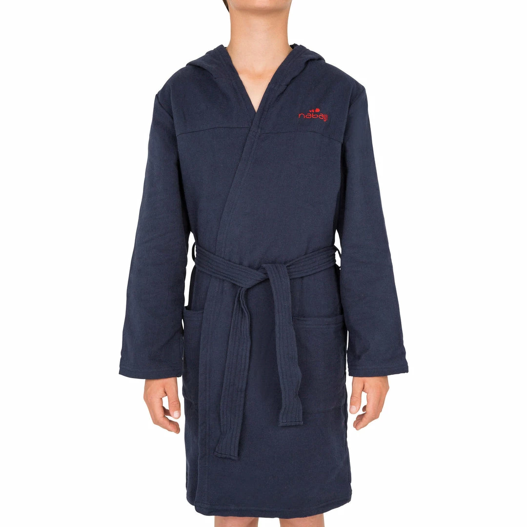 Outlet ๐คฉ Nabaiji Triathlon Kids' Pool Bathrobe Lightweight Cotton With Hood Pocket And Belt ๐ 12 Nabaiji Triathlon Kids' Pool Bathrobe Lightweight Cotton With Hood Pocket And Belt
