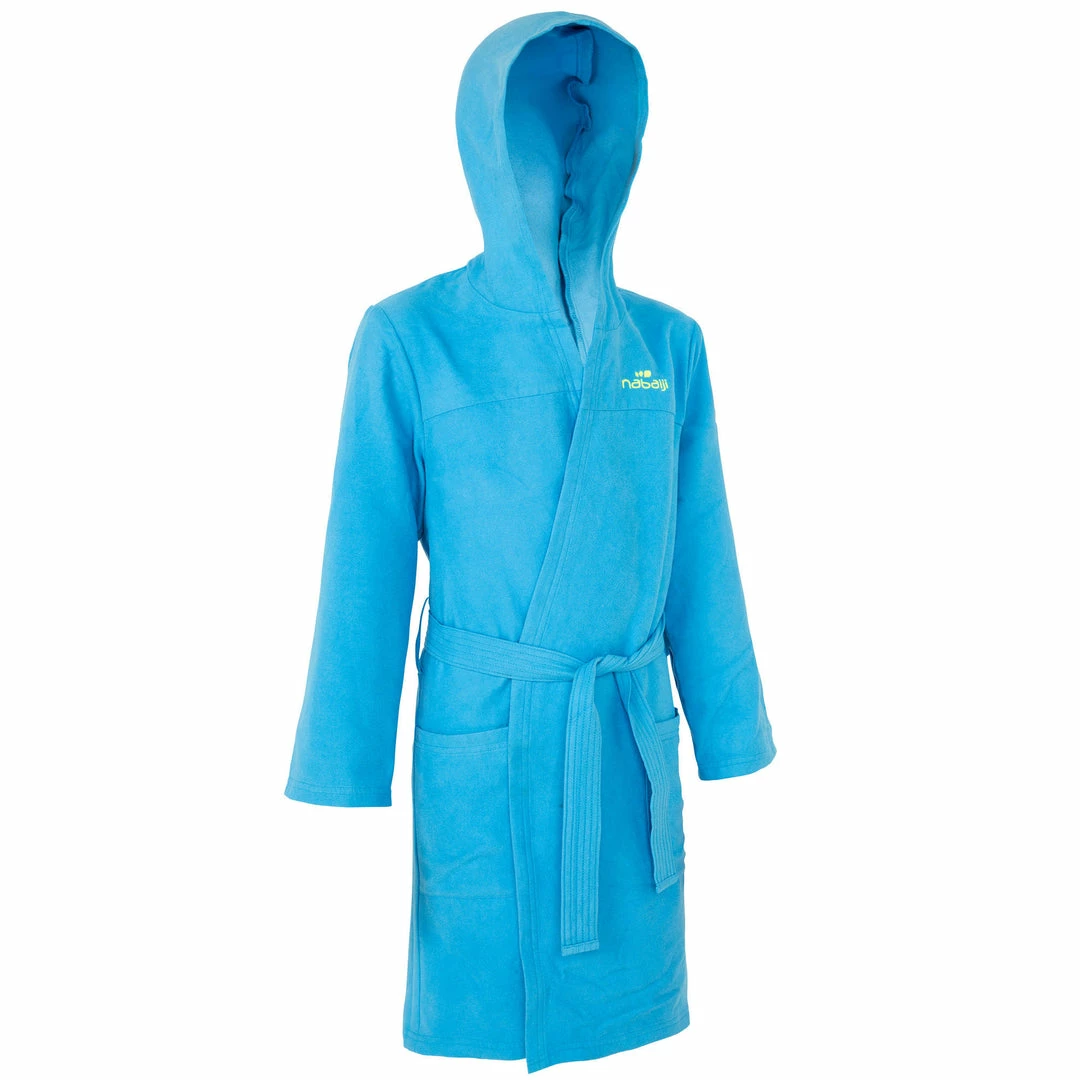 Outlet ๐คฉ Nabaiji Triathlon Kids' Pool Bathrobe Lightweight Cotton With Hood Pocket And Belt ๐ 8 Nabaiji Triathlon Kids' Pool Bathrobe Lightweight Cotton With Hood Pocket And Belt