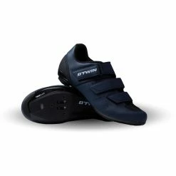 Btwin Road Bike Shoes 500 Blue Triathlon