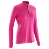 Kalenji Women's Long-Sleeved Zip Shirt Run Dry