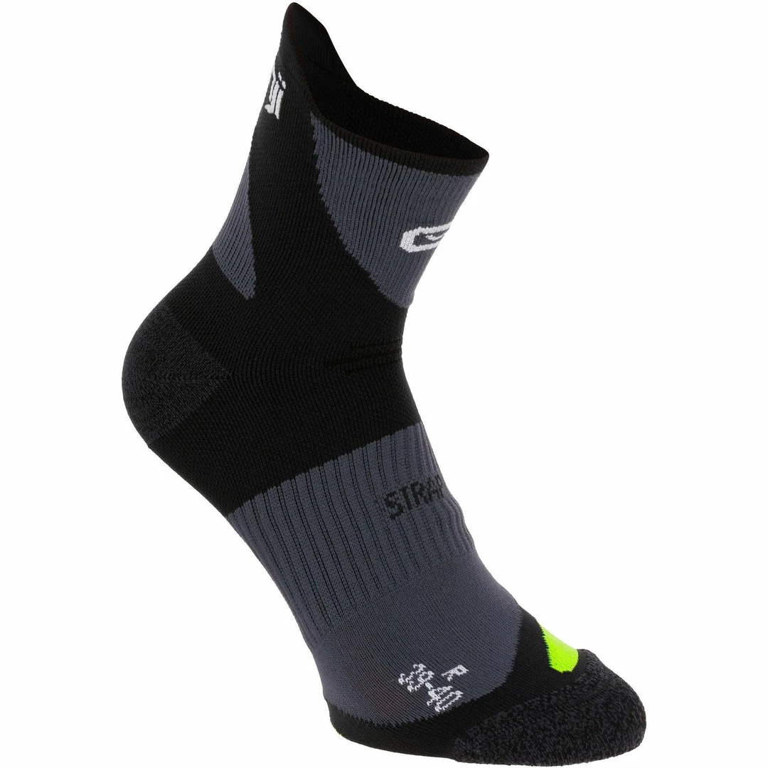Discount ✨ Kalenji Running 🧦 Socks Black - Kiprun Strap 😀 3 Kalenji Running Socks Black - Kiprun Strap