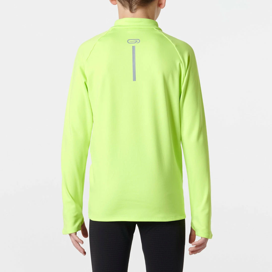 Kalenji Essential, Long-Sleeved Athletic Jersey, Kids' Running